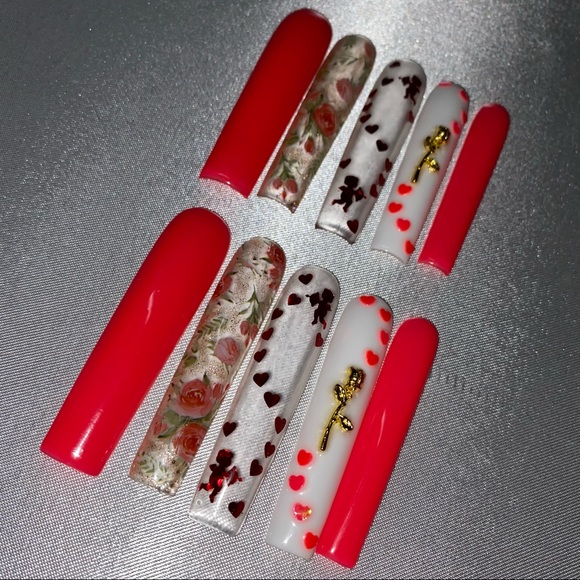 10 piece Press Ons Maximum Square size Medium - Picture 10 of 11